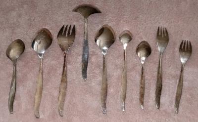 9 pcs Oneida Community Silverplate - Thumbnail 2