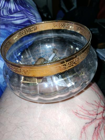 glass bowl vintage