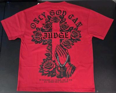 playeras para hombres color rojo de cuello redondo