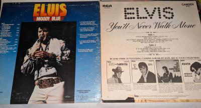 2 pc Lot Elvis Vinyl Records - Thumbnail 2