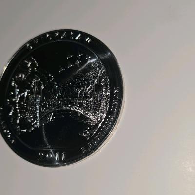 5oz Silver Coin resembling Oklahoma quarter - Thumbnail 7