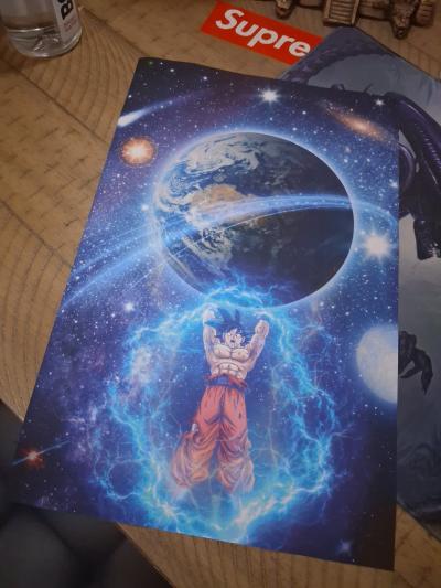 KawsDragon Ball Z 11x17 Framed 35each Shipping Facebook Ebay - Thumbnail 4