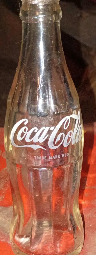 Glass Caca Cola Bottle
