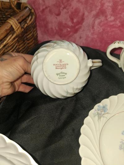 Beautiful authentic vintage Haviland Limoges fine porcelain - Thumbnail 8