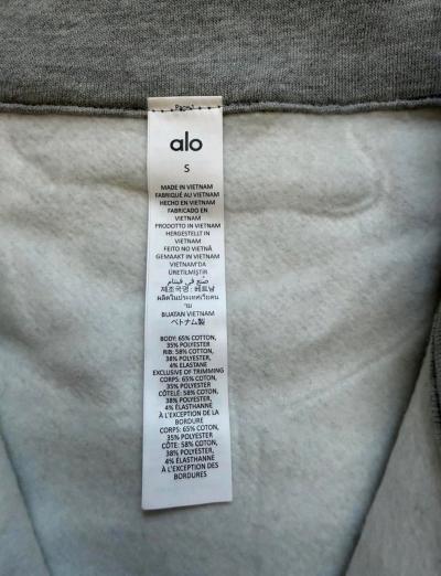 Alo Yoga quarter zip Grey size small - Thumbnail 4