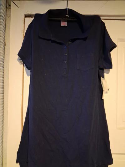 womans large blue shirt