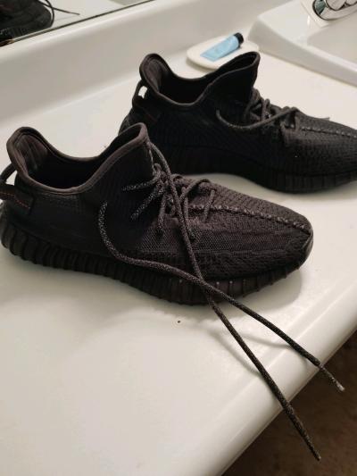 Mens Adidas Yeazy black shoes Size 11 - Thumbnail 9