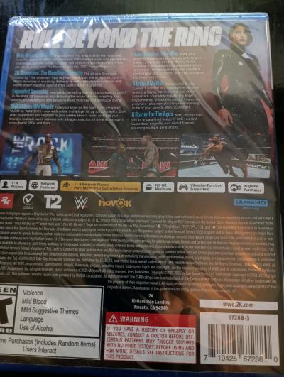 WWE 2k25 PlayStation 5 Game - Thumbnail 2