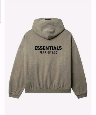Essentials Fear Of God Logo Hoodie - Thumbnail 2