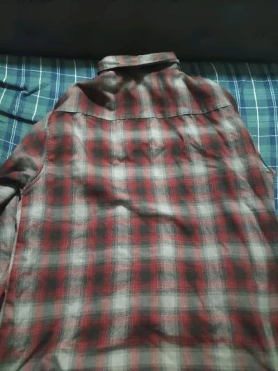 yago 2xl red long sleeve flannel - Thumbnail 2