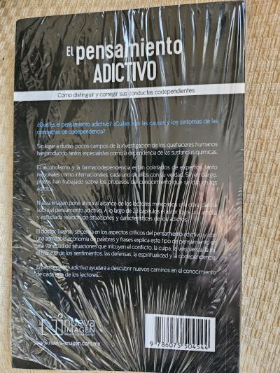 El pensamiento adictivo  Multicolor Wall Art Book Cover - Thumbnail 2