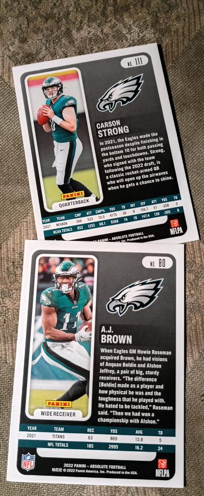 Eagles football cards set - Thumbnail 5