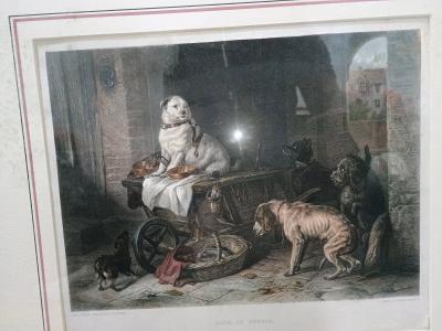 edwin landseer painting circa 1900