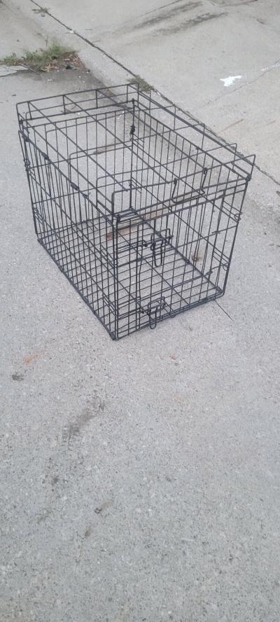 Medium size black dog cage - Thumbnail 3