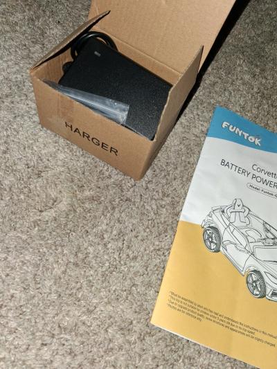 ridable corvette toy car for ages 2 - Thumbnail 10