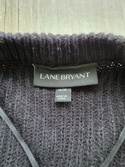 Lane Bryant Open Front Duster Cardigan Size 14 16 - Thumbnail 2