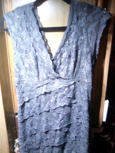 marina Blue sequins dress
