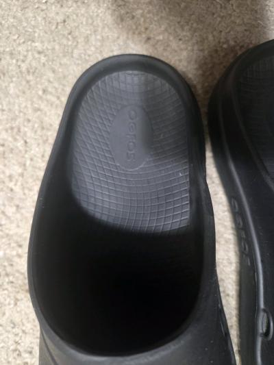OOFOS unisex black sz 9M 11W - Thumbnail 4