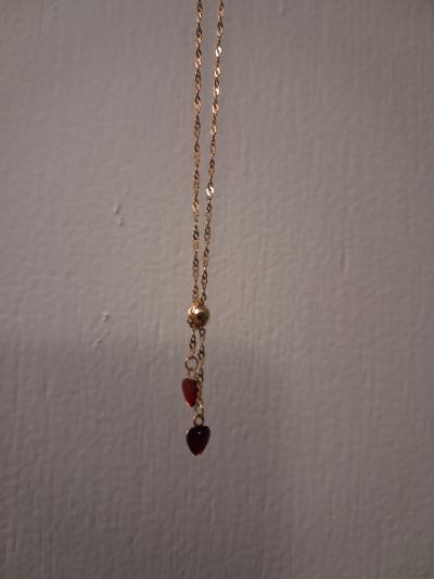 Women's Necklace with Heart Charms