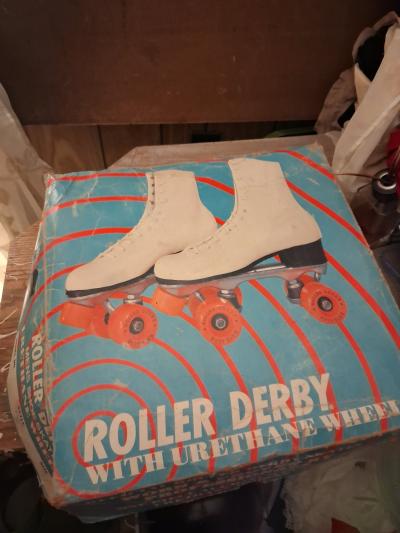 antique roller skates 195060s