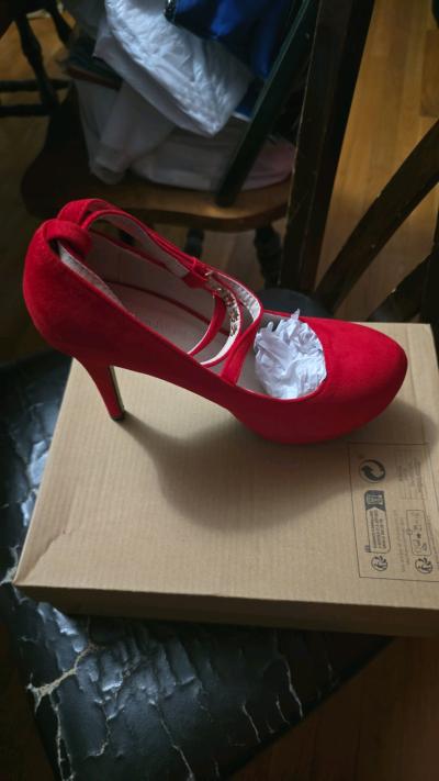 Mary Jane high heels size 6 dot 5 - Thumbnail 2