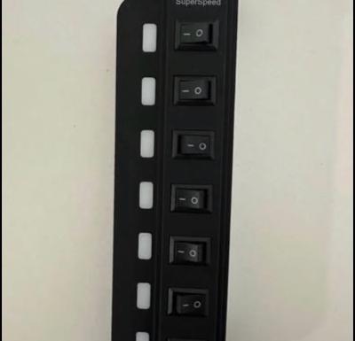 7Port USB 30 SuperSpeed Hub with Individual Power Switches