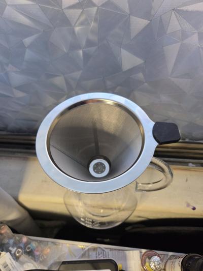 glass stove top drip coffeemaker - Thumbnail 4
