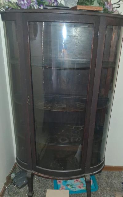 vintage China cabinet - Thumbnail 2