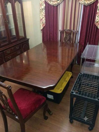 wooden table