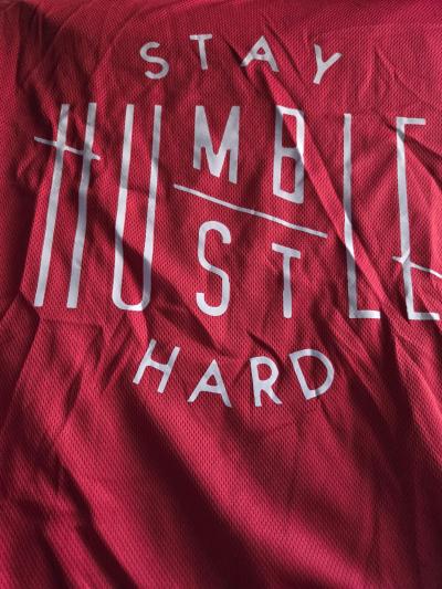 extra large graphic tshirt stay humble Hustle Hard - Thumbnail 4