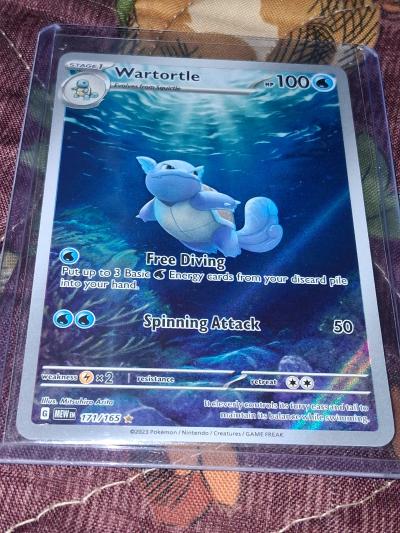 wartortle from 151 sereis  Just opened this pack days ago