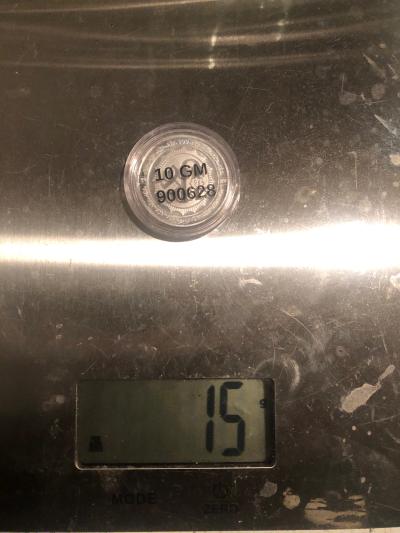 999 Silver Coin 10 Grams - Thumbnail 2