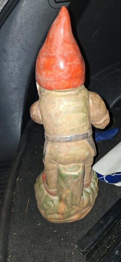vintage early 1900s german garden gnome - Thumbnail 4