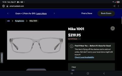 Nike 1001 new worn once - Thumbnail 1