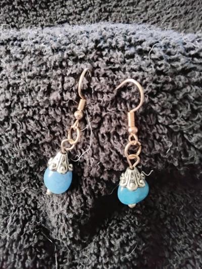 blue earings