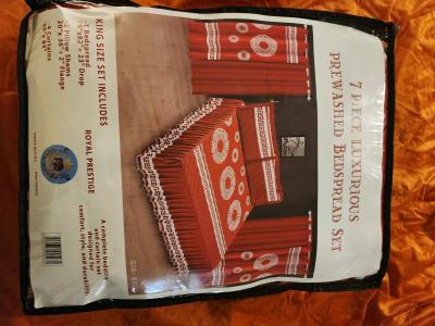 king bed set with curtains - Thumbnail 3