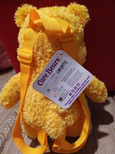 Care Bear Yellow Plush Backpack - Thumbnail 4