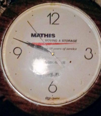 White  Hanging Wall Clock