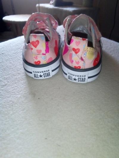6 pair of quality baby shoes ADIDASJORDAN NIKE CONVERSE size - Thumbnail 8