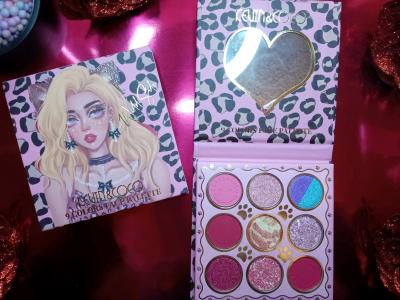 Cute 9ColorEyeshadow Palette - Thumbnail 2
