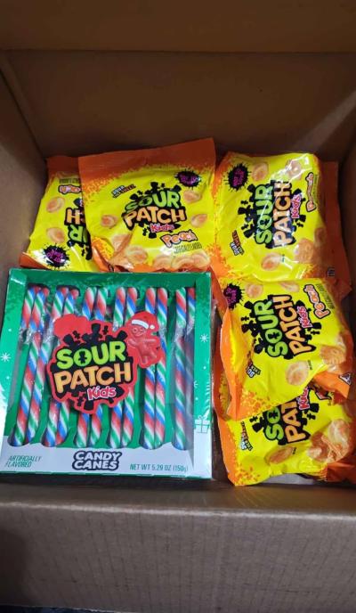 Sour Patch Kids Peach and Sour Patch Kids Candy Canes