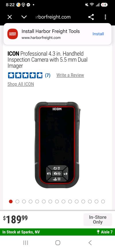 icon professional handheld inspection camera - Thumbnail 5