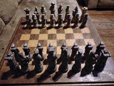 vintage chess set ivory napoleon Bonaparte