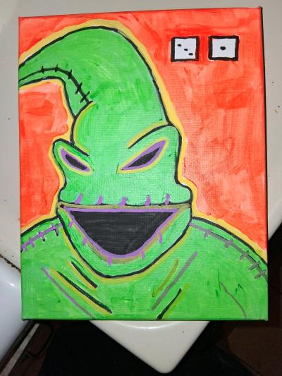 oogie boogie painting