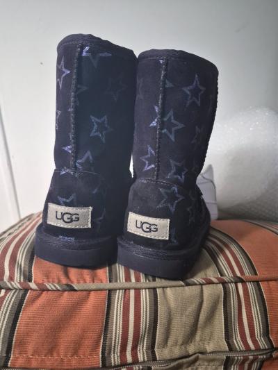UGG Kids Classic II Iridescent Stars Boots Nightshade Purple - Thumbnail 3