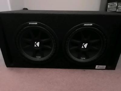 Dual 12 Inch Subwoofer kickers