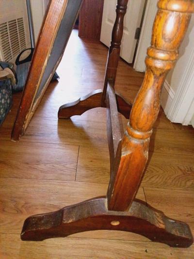 18th century  swinging mirror  6ft tall 3ft wide - Thumbnail 4