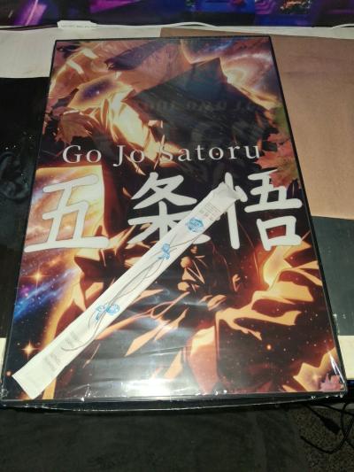 Gojo Satoru 11x17 Framed and Unframed shipping Facebook Ebay - Thumbnail 4