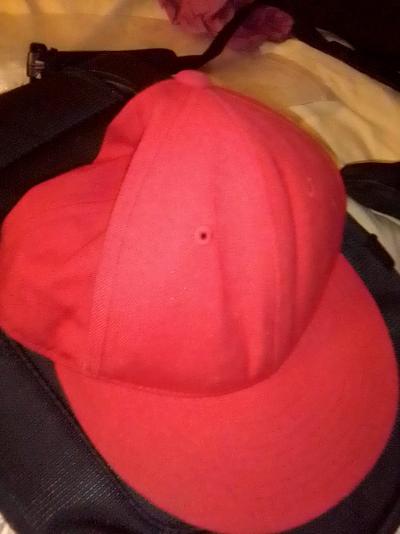 red baseball cap size 6 7