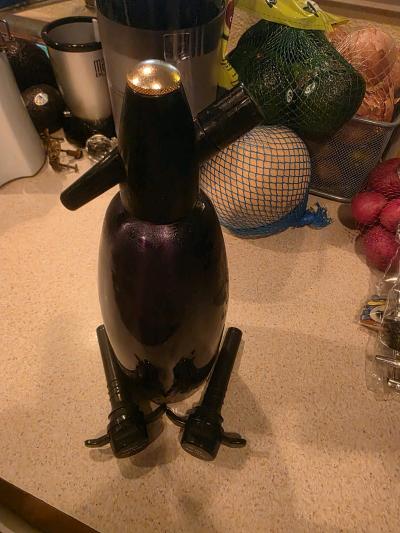80s soda siphon and 2 wine vacuumed sealers